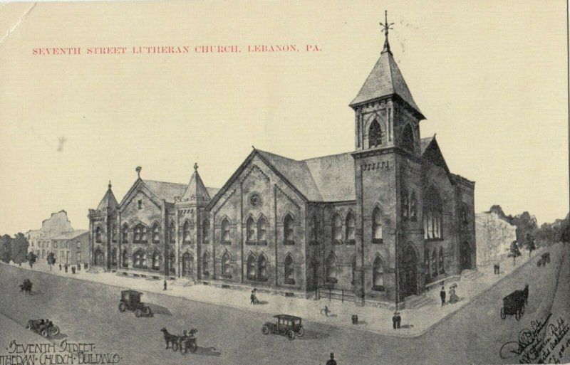 LEBANON, Pennsylvania, 1900-1910s; Seventh Street Lutheran Church