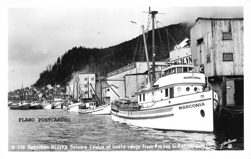 KETCHIKAN, ALASKA KETCHIKAN ALASKA SEINERS RPPC REAL PHOTO POSTCARD