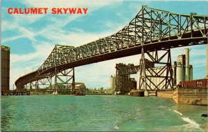 Illinois, Chicago - Calument Skyway & River - [IL-205]