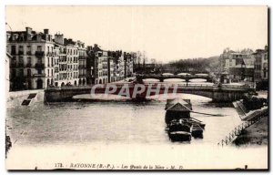 Bayonne - The Quays of Nime - Old Postcard