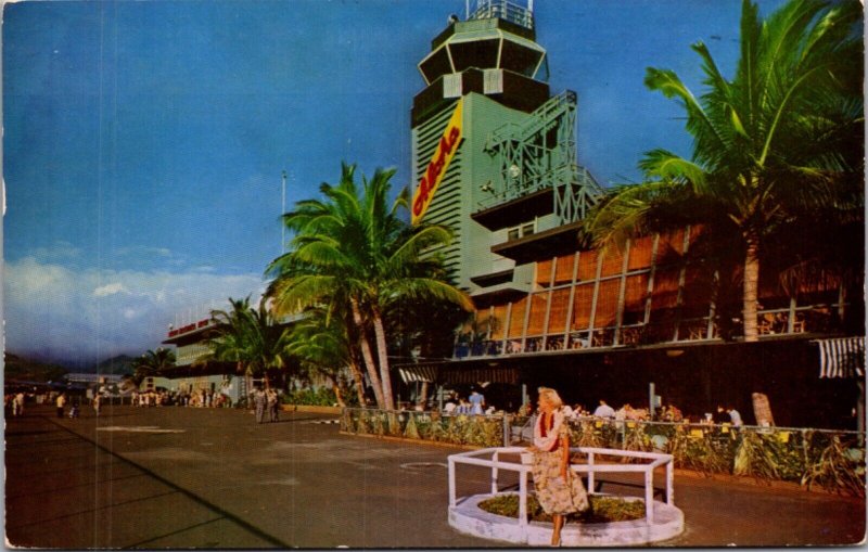 Postcard Honolulu Airport, Hawaii