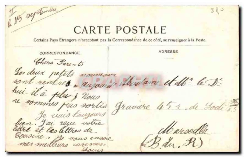 Old Postcard Saint Germain en Laye Le Chateau