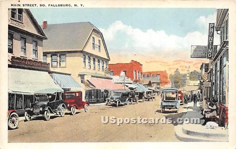 Main Street South Fallsburg NY 1925