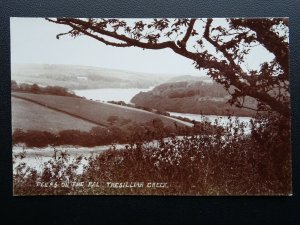 Cornwall TRESILLIAN CREEK Peeps on the Fal c1908 RP Postcard by E.A. Bragg