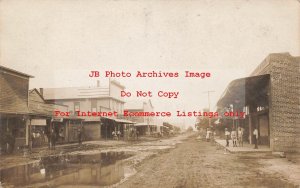 LA, Sulphur, Louisiana, RPPC, Huntington Street, JR Gassen General Store, Photo