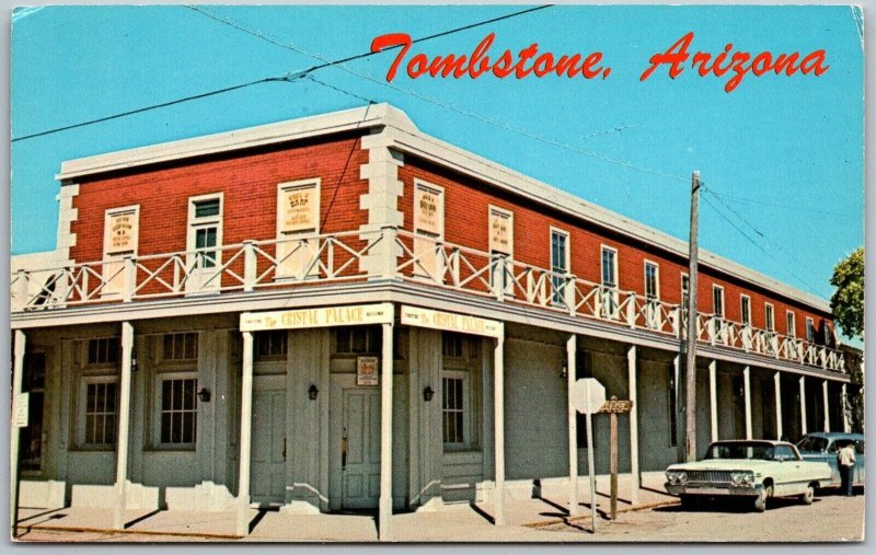 Tombstone Arizona 1970 Postcard World Famous Crystal Palace Saloon