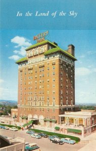 Asheville, NC North Carolina  BATTERY PARK HOTEL  50's Cars  VINTAGE Postcard