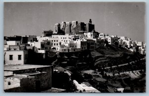 Aegean Sea Greece Postcard Holy Convent of Patmos c1910 Antique RPPC Photo