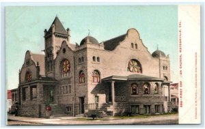 WATSONVILLE, CA~  FIRST CHRISTIAN CHURCH  c1900s Santa Cruz County Postcard