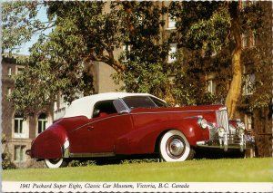 Classic Car Museum Victoria BC 1941 Packard Super Eight Automobile Postcard C10