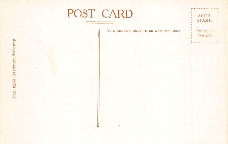 B181 England Oddicombe Beach and Slopes vintage postcard