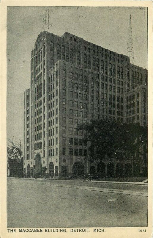 MI, Detroit, Michigan, Maccabee Building, Ludington News No. 1041