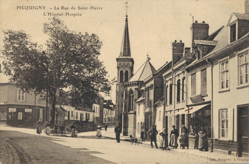 France Picquigny La Rue de Saint Pierre L'Hôpital Hospice 03.37