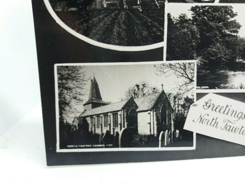 North Tawton Devon Vintage New RP Multiview  Postcard