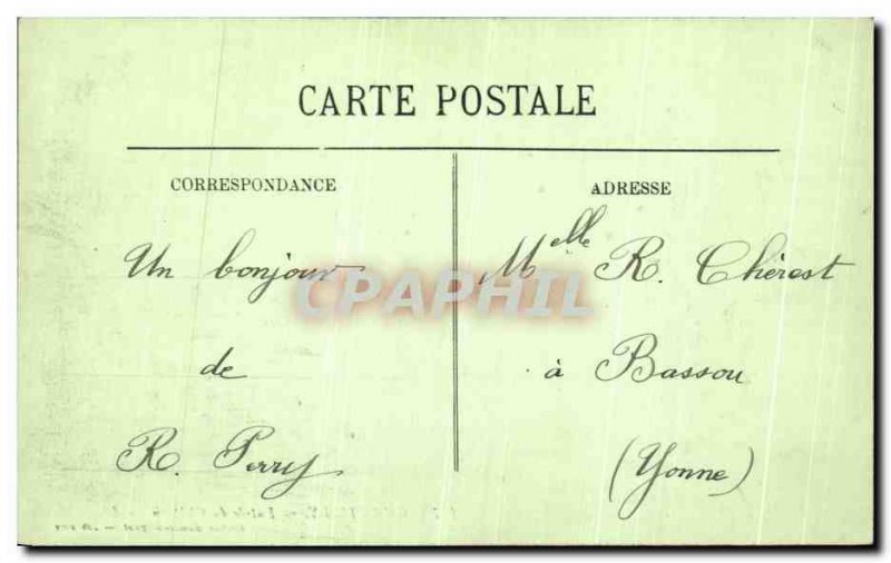 Old Postcard Chantilly Entree du Chateau