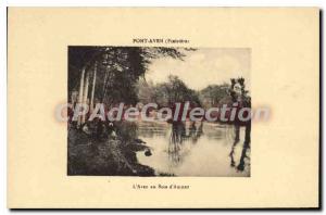 Old Postcard Pont Aven Finistere Aven au Bois d'Amour