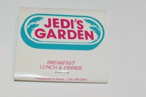 Jedi's Garden Oak Lawn Illinois 30 Strike Matchbook