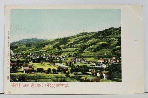 Switzerland Gruss Aus Kappel Toggenburg c1900 General View Postcard G16