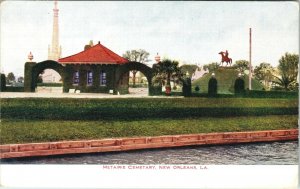 Metairie Cemetary New Orleans La. Postcard - A9 