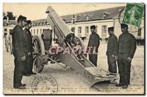 Postcard Old Artillery Canon campaign Rimalho