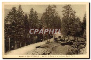 Old Postcard Chartreuse Massif Col de Porte and St. Peter the road