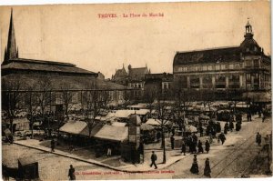 CPA AK TROYES - La Place du Marché (179025)