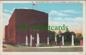 America Postcard - Masonic Temple, 3515 Euclid Avenue, Cleveland, Ohio RS32622