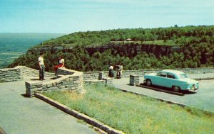 View of Cliffs at Thacher Park - Albany, New York Postcard