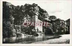 Modern Postcard The Gorges du Tarn and the Chateau de la Caze Manor fifteenth...