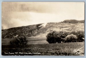 c1940's The Aggie A Fort Collins Colorado CO Sanborn RPPC Photo Vintage Postcard