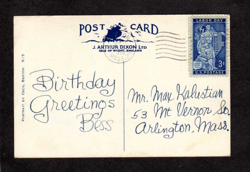 UK Queen Elizabeth II United Kingdom British Royalty England Postcard Britain