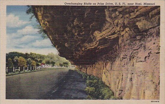 Overhaning Bluffs On Prize Drive U S 71 Noel Missouri 1948