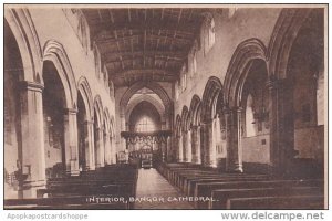 Wales Gwynedd Bangor Cathedral Interior 1931