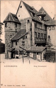 Germany Nürnberg Burg Schwedenhof Nuremberg Vintage Postcard 09.99