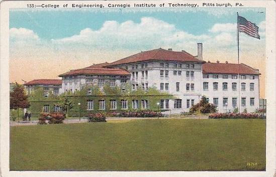 Pennsylvania Pittsburgh College Of Engineering Carnegie Institute Of Technology