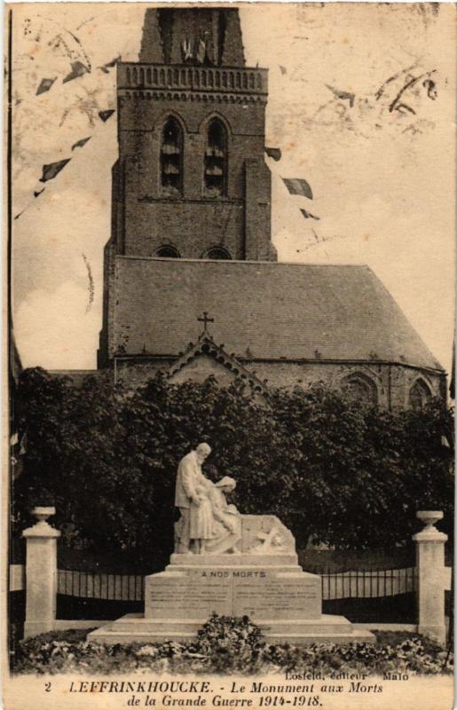 CPA Leffrinkhoucke Le Monument aux Morts de la Grande Guerre 1914-1918 (513390)