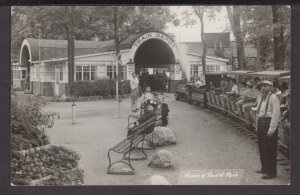 Michigan Benton Harbor - House of David Park - EKC stamp box RPPC