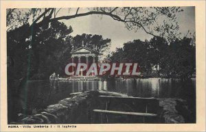 Old Postcard Roma Villa Umberto Il Laghetto