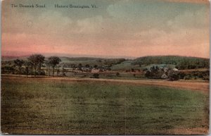 The Dimmick Stand, Historic Bennington VT Vintage Postcard Z20