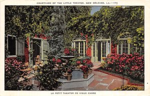 Courtyard of the Little Theater One of the most successful theatre in the cou...