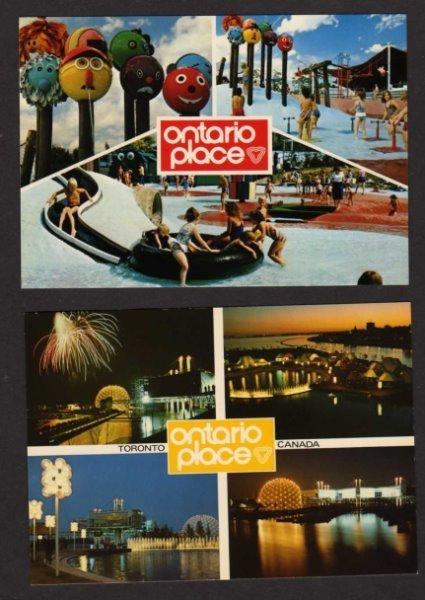 ON Lot 2 Ontario Place Amusement Park Toronto Canada Carte Postales Postcards