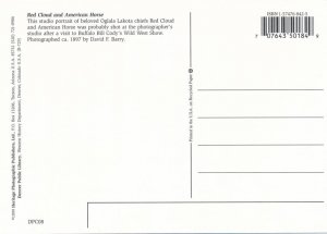 Red Cloud & American Horse Oglala Lakota Indian Chiefs circa 1897 Western USA