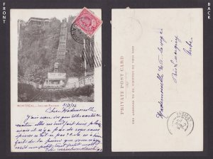 Postcard, CANADA, Montreal, Incline Railway