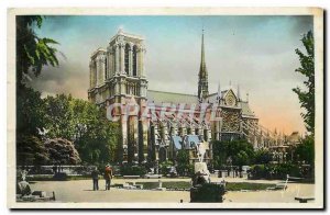 Old Postcard Paris Strolling u Our Lady of Square R. Viviani
