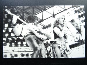 Castle Donington MONSTERS OF ROCK FESTIVAL - WARLOCK c1980s Postcard