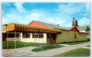 DULUTH, MN Minnesota ~ Roadside HANSEN'S RESTAURANT c1950s Postcard 