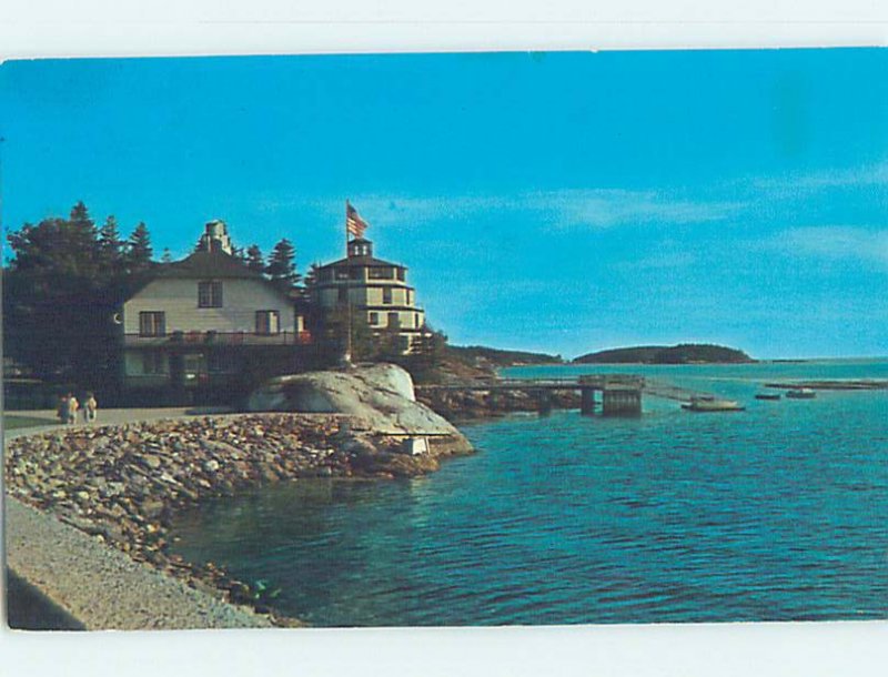 Pre-1980 LODGE SCENE Sebasco Estates - Phippsburg Maine ME AE0650