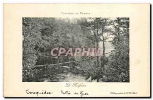 Old Postcard Landscapes of France Tonquedec The creek