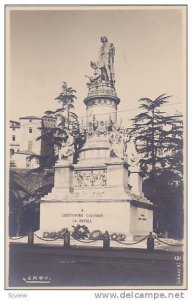 RP: Genova , Italy , 00-10s ; A Cristoforo Colombo La Patria