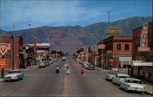 Tremonton Utah UT Main Street 1960s Street Scene Vintage Postcard